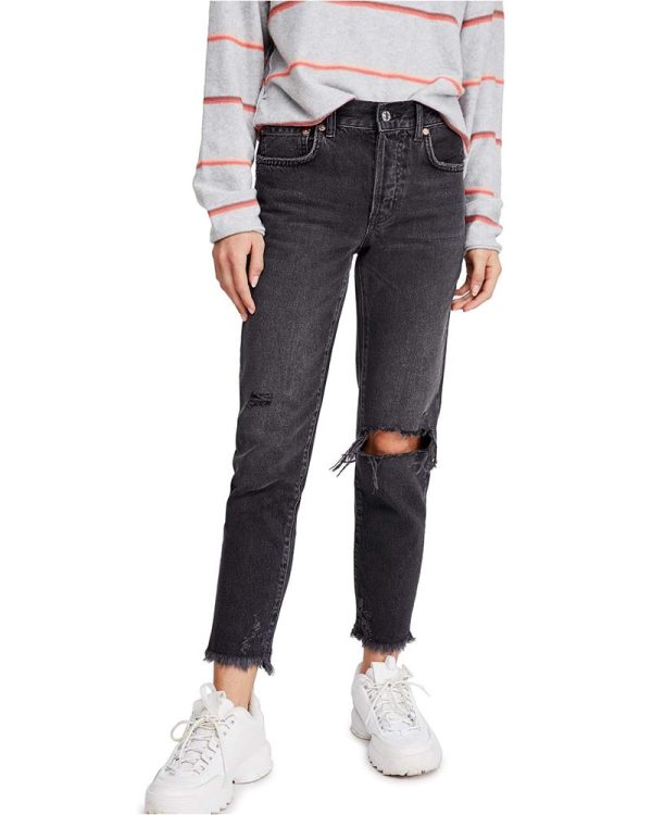 Ckoey - Good Times Relaxed Skinny in Black